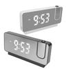 Projection Alarm Clock Time Date Temperature Display 180 Degree Wide Angle HD LED Screen Projectable