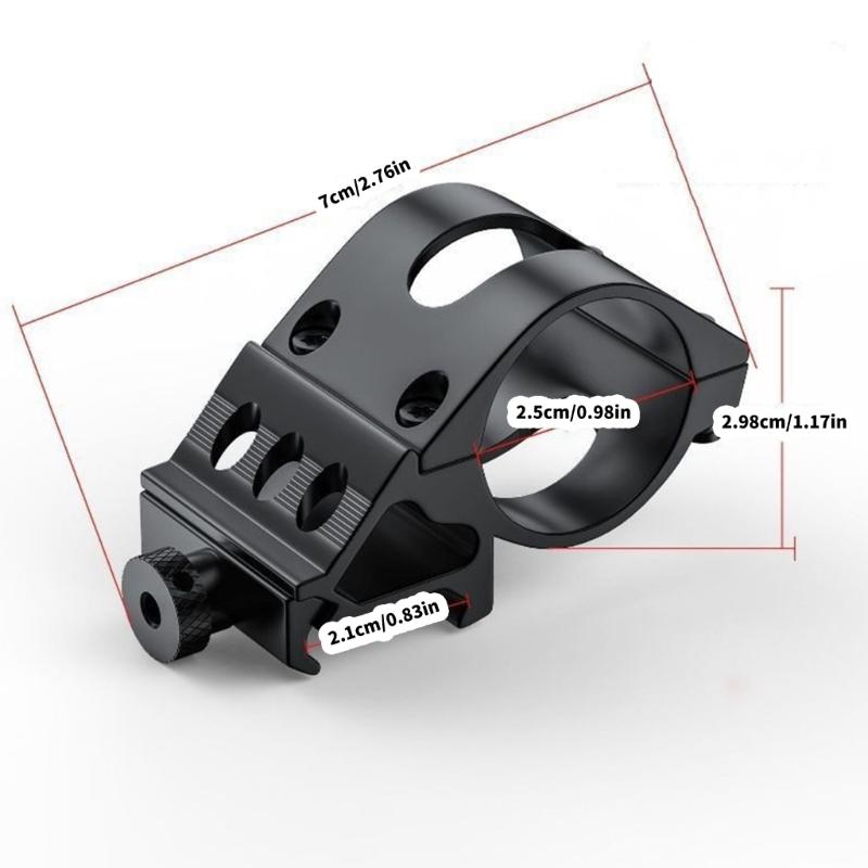 Flashlight Scope Mount Holder Alloys Flashlight Tube Clamps Sight Brackets Tactically Rings Flashlight Torches Rail Moun