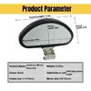 2pcs Adjustable Car Safety Blind Spot Rear View Angle Mirror Wide Angle Side Rear View Mirror For Van Trucks Motorcycle