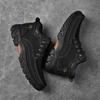 Fashion Non-Slip Men's Winter Boots Luxury Genuine Leather Warm Fur Ankle Boots Outdoor Male Motorcycle Boots Lace Up Men Casual Shoes