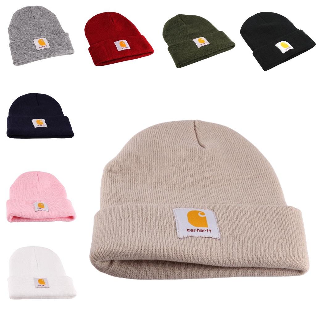 Carhartt Xmas Gift Knitted Hat Beanie Women Men Winter Cap Warm Acrylic
