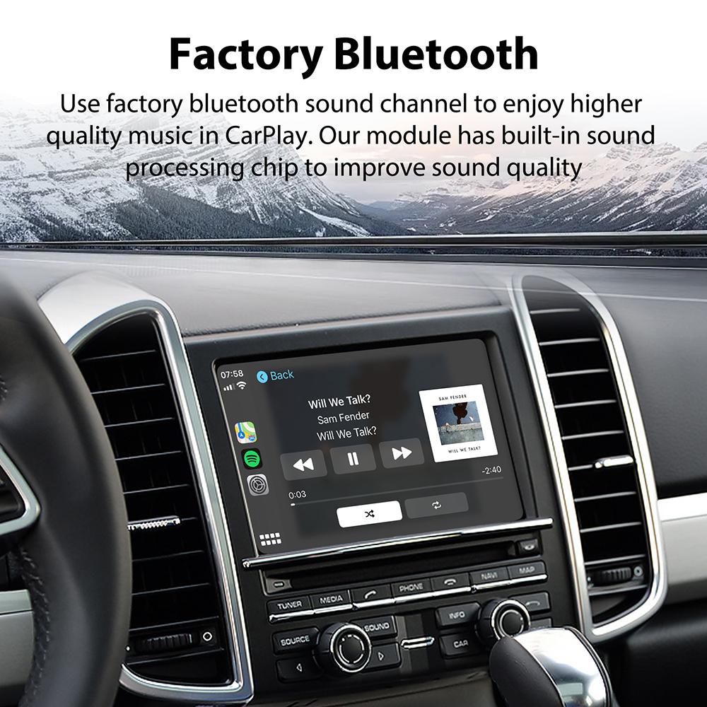 ANYFAR Wireless CarPlay Android auto For Panamera Cayenne Macan Cayma 911 918 PCM 3.1 Support Mirror Link AirPlay Camera