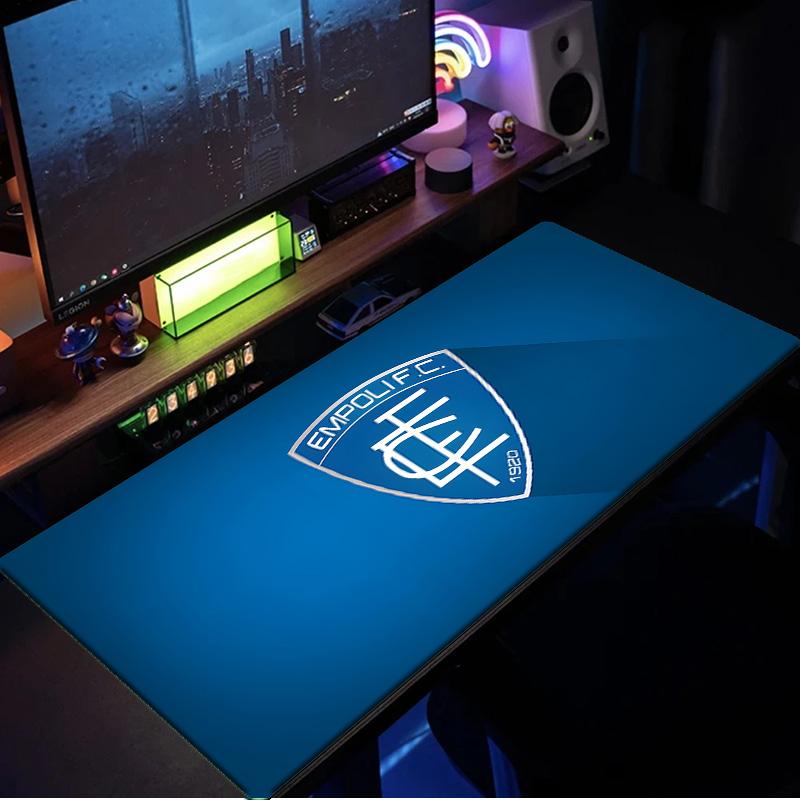 Empoli Wappen Design Mauspads, Gummiunterseite, Mauspads für Gamer und Bürogebrauch, Gaming Schreibtisch, Leicht zu reinigende Matte Weihnachtsgeschenke für Fans