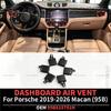 For Porsche      2024 2025 2026 Macan (95B) DASHBOARD AIR VENT OEM 95B819701H 95B819701HG0B 95B819110D