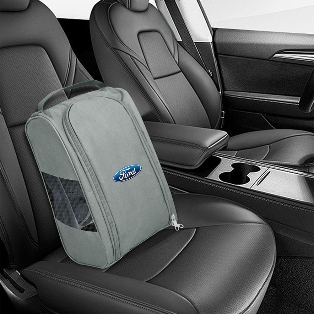 1pcs Car Emblem Sneaker Storage Bag Outdoor Shoes Storage Tools For Ford Ranger ST Focus Galaxy Mondeo Transit Tourneo Mustang