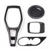 Center Console Gear Shift Panel Trim Kit for Chevrolet Camaro 2017+ Carbon Fiber