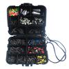 177pcs Fishing Accessories Kit Crank Hooks Sinker Weights Swivels Snaps Connectors Beads Fishing
