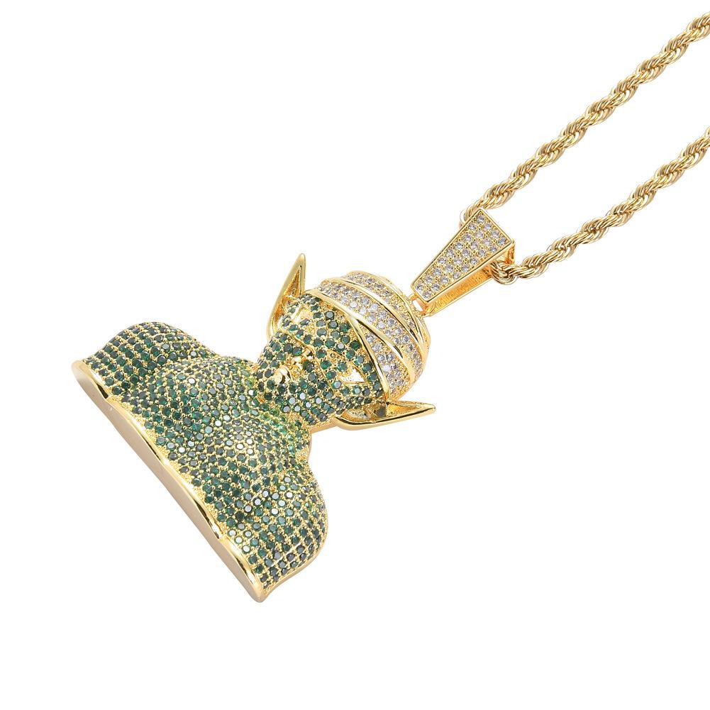 Dragon Ball European and American Hip Hop Personality Trend Hip Hop Cartoon Anime Pendant
