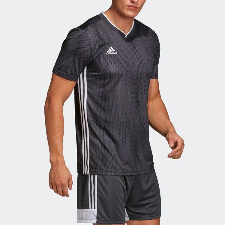 adidas Soccer Jerseys Men's Black Moderate Straight Fit DP3534