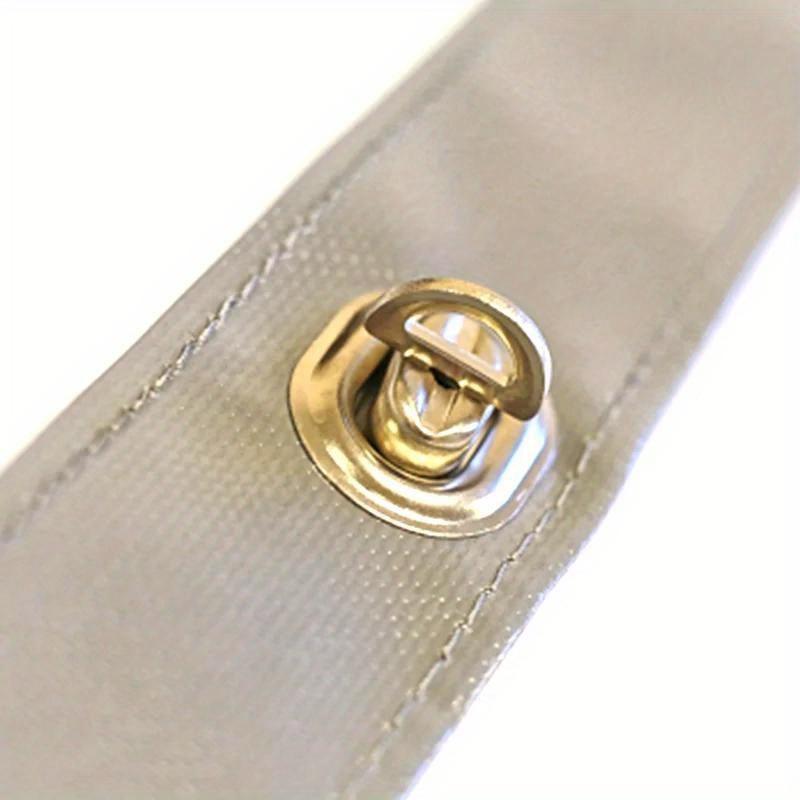 1 Set Cross Lock Bag Accessories Copper Oval Twist Buckle Brass Rotating Latch for Sun Shade Net Tarpaulin Garden Vertical Screen