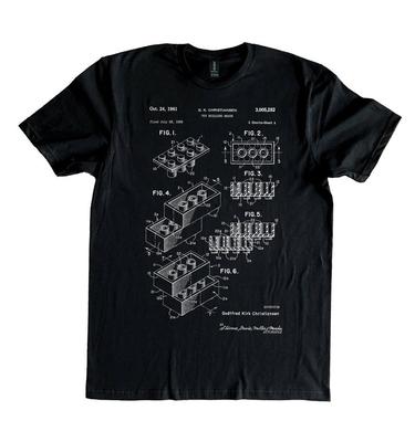 Spielzeugbaustein Patent T-Shirt , Unisex T-Shirt