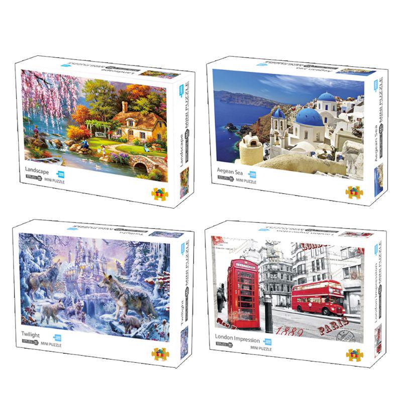 set of 12 mini puzzle sets