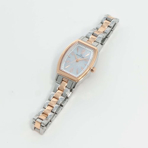 THE CLOCK HOUSE Women's Solar Watch, Business Casual, LBC1007-WH3A