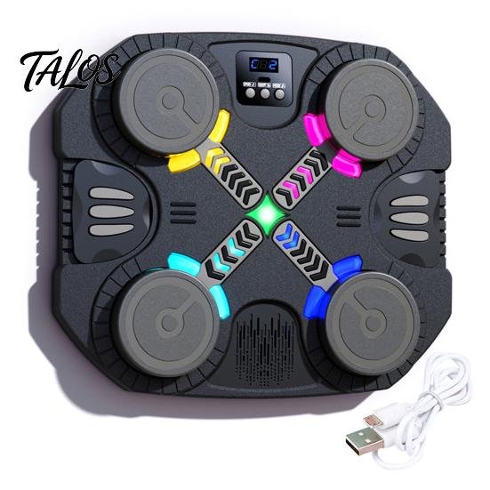 Music Boxing Machine with Scoring for Kids Bluetooth-compatible Intelligent Target Racing Smart Reaction Training Sessions Light Thickened Wall