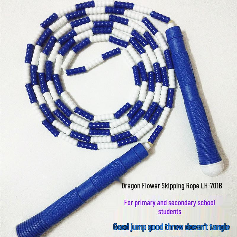 

Dragon Flower LH701B Competitive Segmented Beaded Jump Rope – Free Shipping білий/чорний