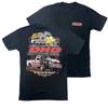 Dirty Hooker Diesel T Shirt 2 Sides, Black Pulling Truck Fire Graphic Racing App