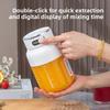 5‑Min Fast Charging Portable Blender Dual‑Lid Blend‑and‑Go Juicer Cup USB Rechargeable for Home Outdoor Camping Trips