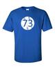 Big Bang Cooper 73  Nerd T Shirt Tee