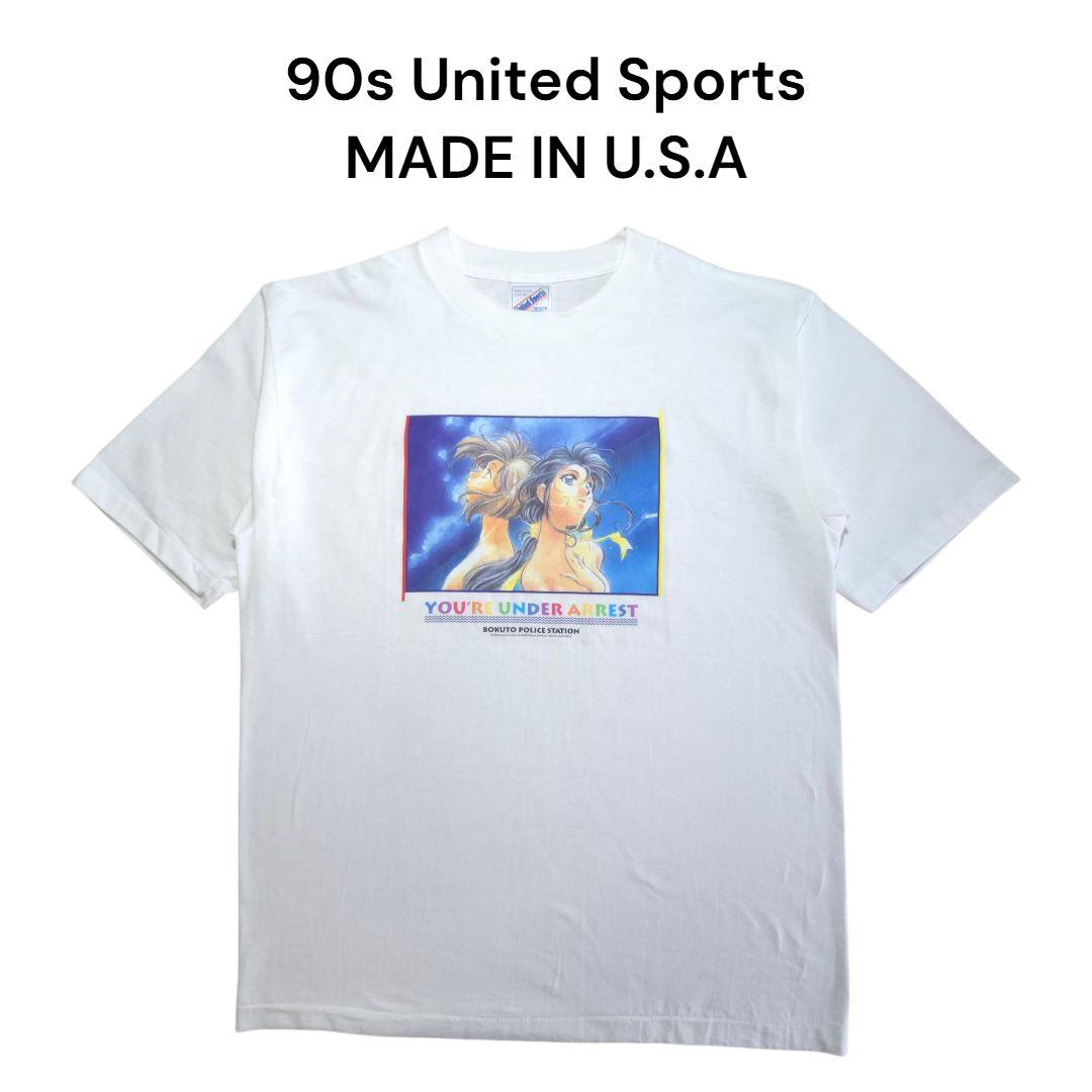 

[USED] Made in the USA 90s You re Under Arrest Big Print Anime T-Shirt with Single Stitching