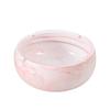 Nordic Retro Ceramic Ashtray - Large, Personalized, Trendy Blue Pink Design for Living Room