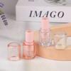 3.5ml Circular Semi Transparent Empty Lip Balm Tubes Lipstick Storage Container Bottle Lip Gloss Travel Makeup Packaging