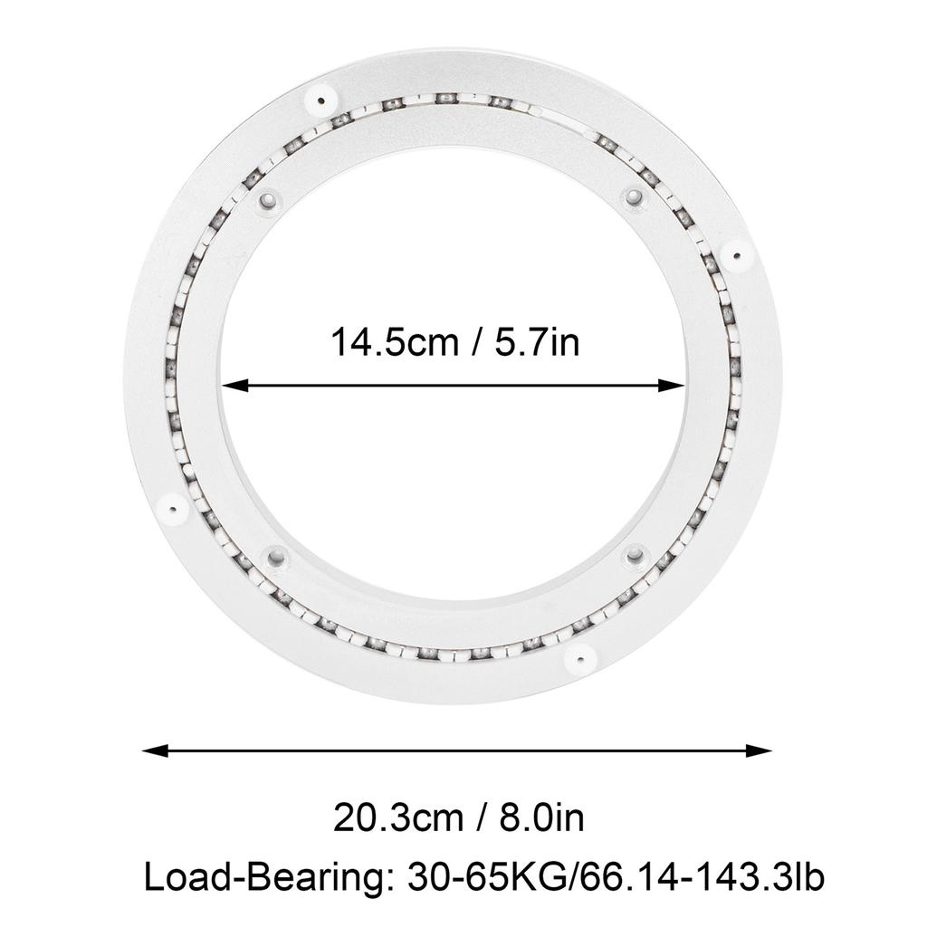 Heavy Duty Aluminium Alloy Rotating Bearing Turntable Round Dining Table Plate