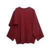 Autumn 2025 European-Style Women's Cloak Knit Sweater 6887