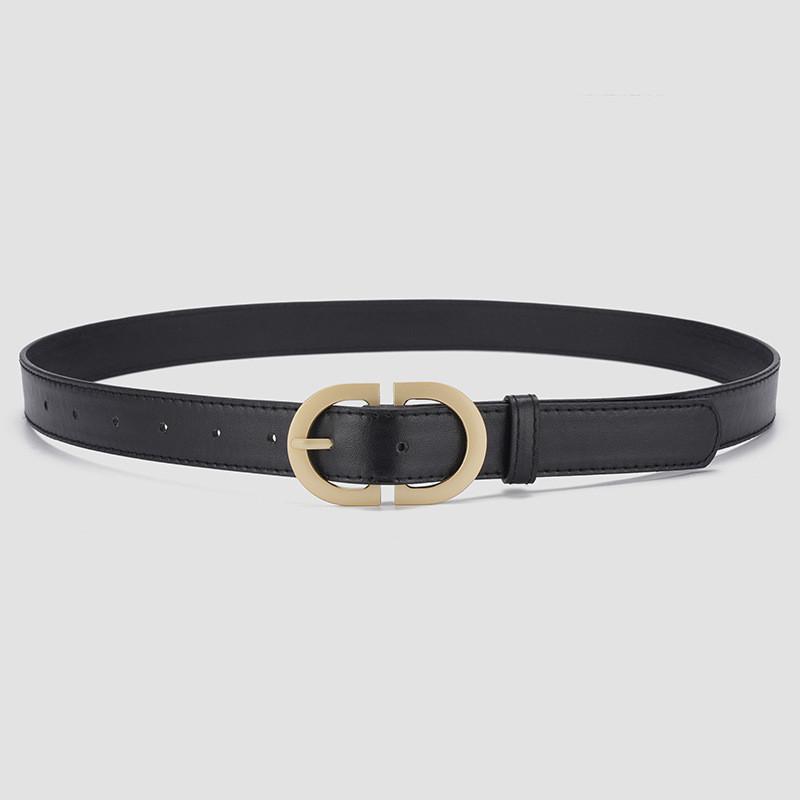 Trendy Minimalist Women's Pu Leather Belt Unique Fashionable Color Options Available