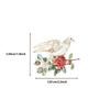 50 Pieces of Cartoon Flowers and Letter PET Transparent Stickers for Phone Case, Notebook Illustration Materials, Luggage Box and Computer Decoration