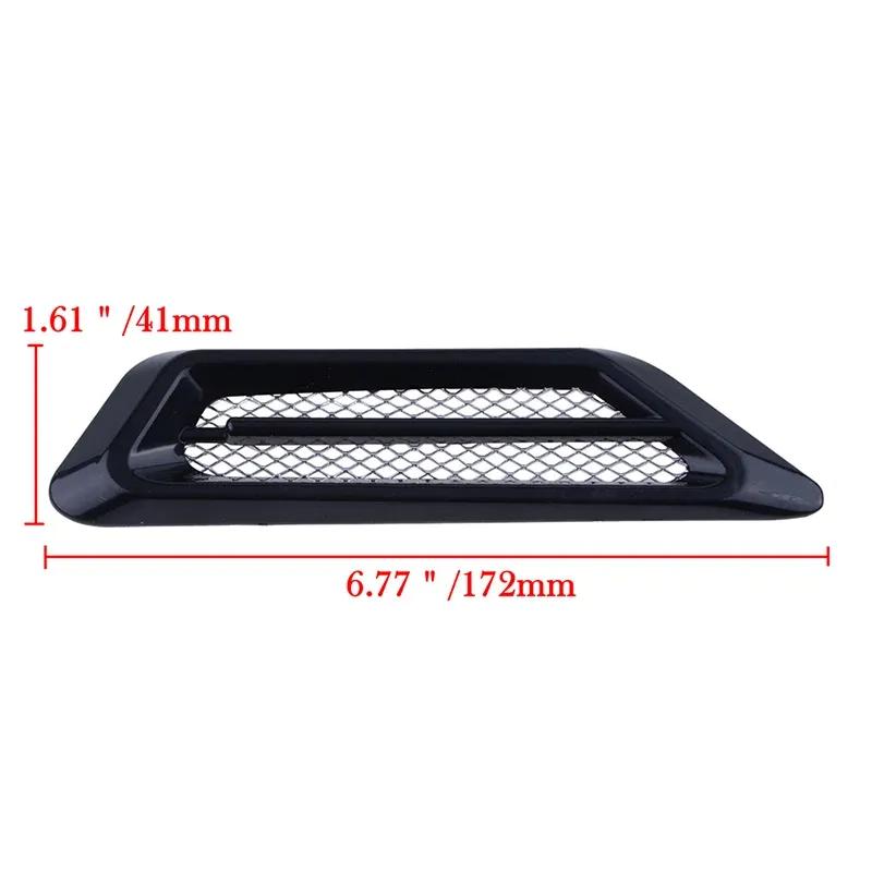 Car Exterior Air Intake Flow Side Fender Vent Wing Cover Trim Tuning Car Styling Shark Gill ABS 3D Decoration Sticker