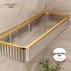 MUYA Adhesive Wall-Mounted Bathroom Storage Shelf