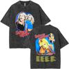 Limited Britney Spears Oops I Did It Again Tour  Vintage Washed T Shirt Summer Men Women High Quality Cotton Retro Tshirt