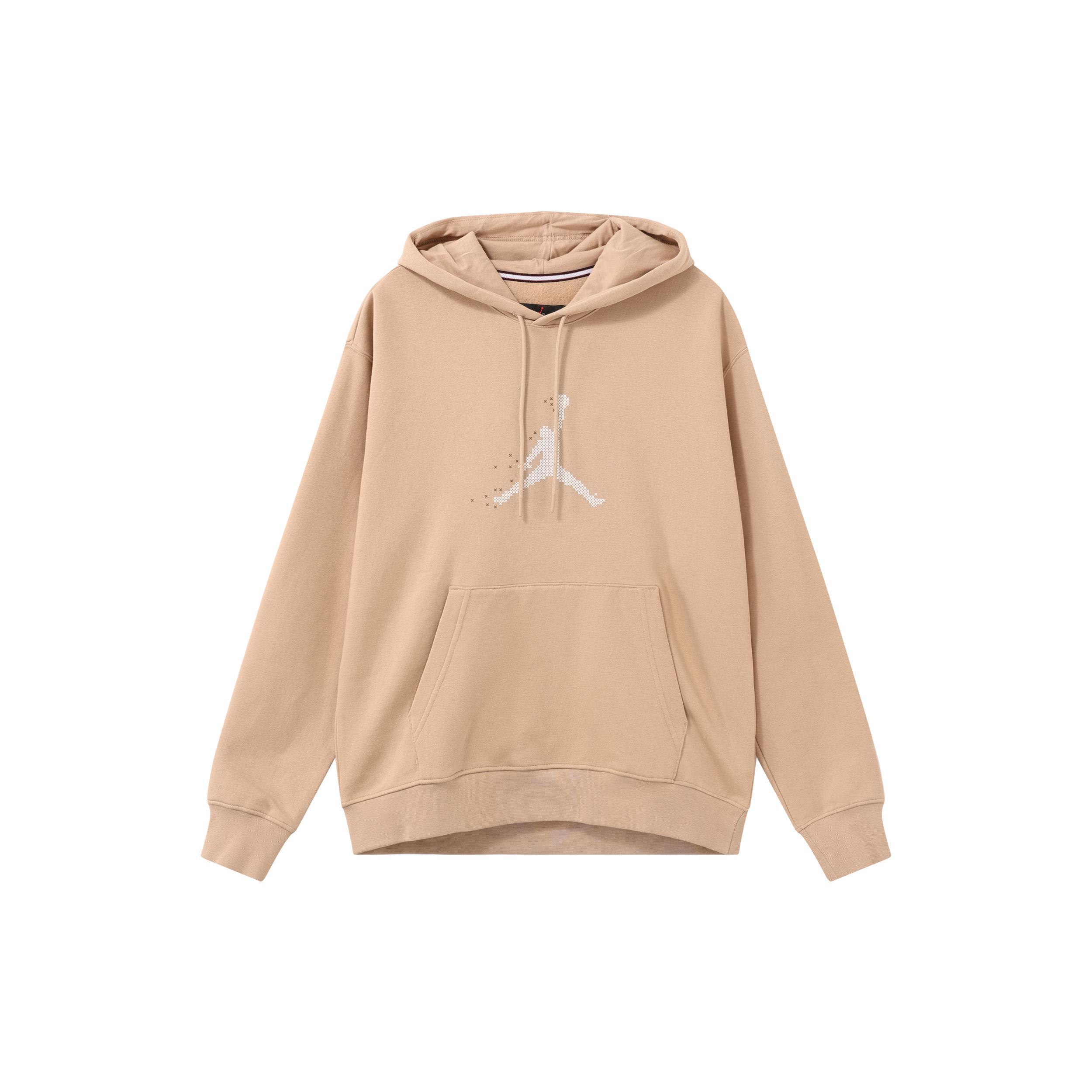 Jordan Sweatshirts Men s Linen Yellow Hooded Moderate Regular FD7466-200 XL