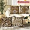 Boho Tropische Blätter Kissenbezüge Muster Kissenhülle Geeignet für Sofa Schlafzimmer Auto Kissenbezug