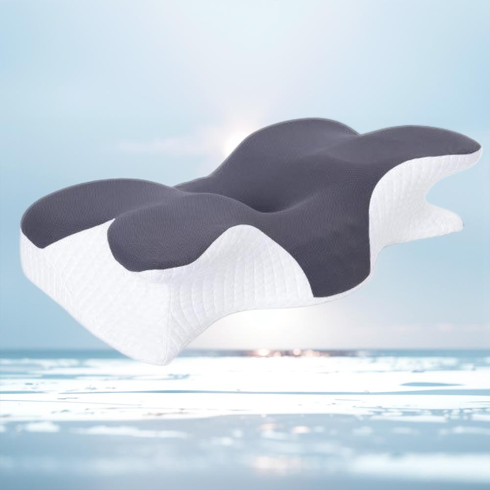 Comfortable Side Sleeping Butterfly Pillow Ergonomic Slow Rebound Memory Foam Pillow Neck Protection Sleeping Orthopedic Pillow