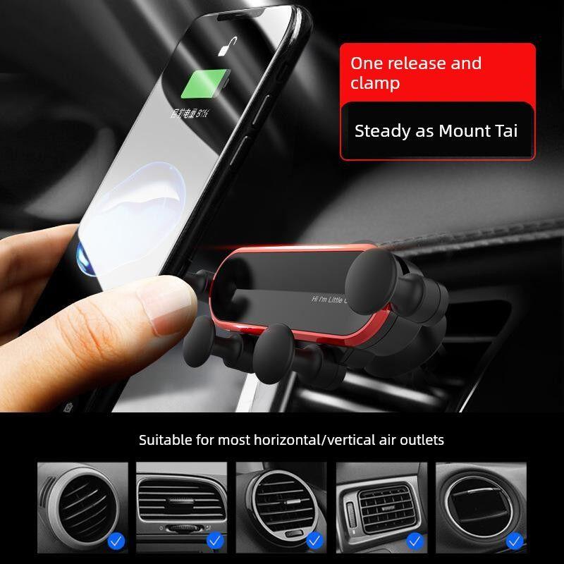 Car Phone Holder Anti-Shake 2026 New Model Air Vent Gravity Phone Holder for Navigation