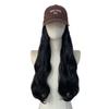 Wig Cap Long Wavy Hair Wave Synthetic Daily Use Black