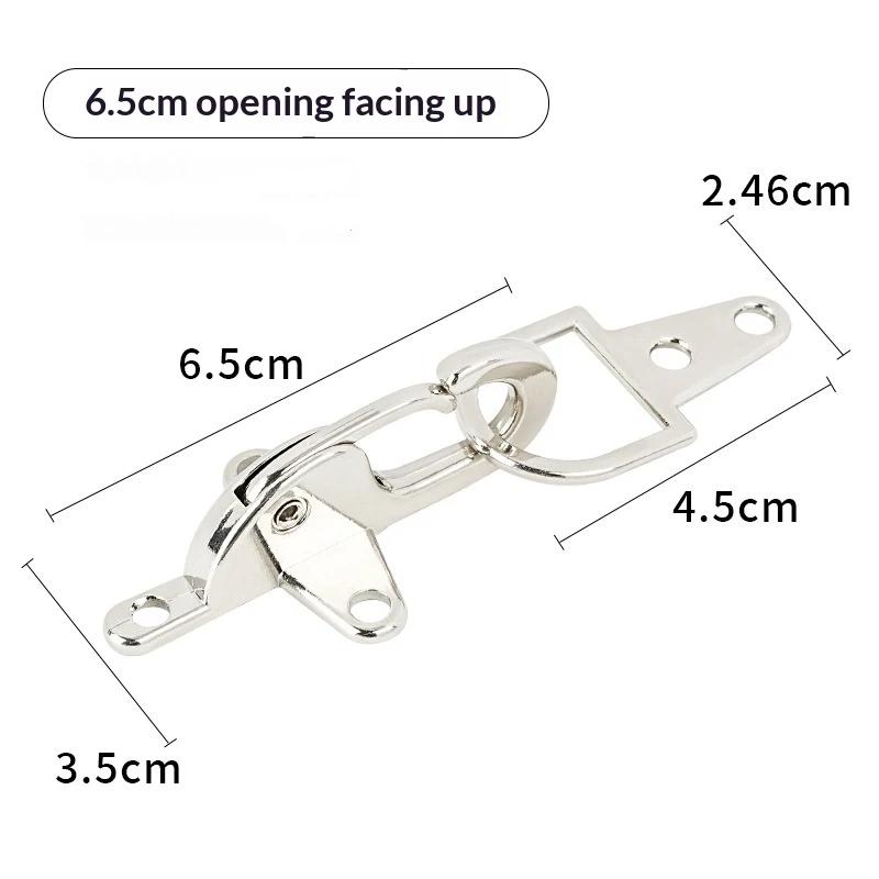 1 Paar Metallschnallen Handtaschenriemen Haken Schraube Dekorative Hummer-Karabinerverschluss Knopf Jacken-Gürtelschnalle Zubehör