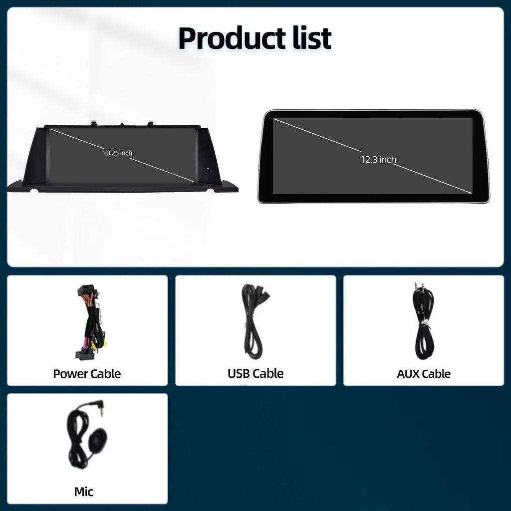 Wireless CarPlay GPS Navigator for BMW X5 GT F07