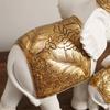 Resin Elephant Statue Luck Elephant Figurine Brings Good Luck Health Strength Ideal for Modern Rustic Living Room Office Bedroom