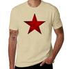 Red Star of the Winter Soldier T-Shirt oversizeds vintage clothes quick drying korean fashion cotton t-shirt
