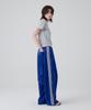 Dangled Drop Dgdp Balloon Fit Curved Line Track Pants_Blue