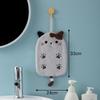 Cat Embroidered Towelette Towel Super Absorbent Hanging Type Home Decor Dual Purpose Coral Velvet Hand Towel Bathroom Supplies