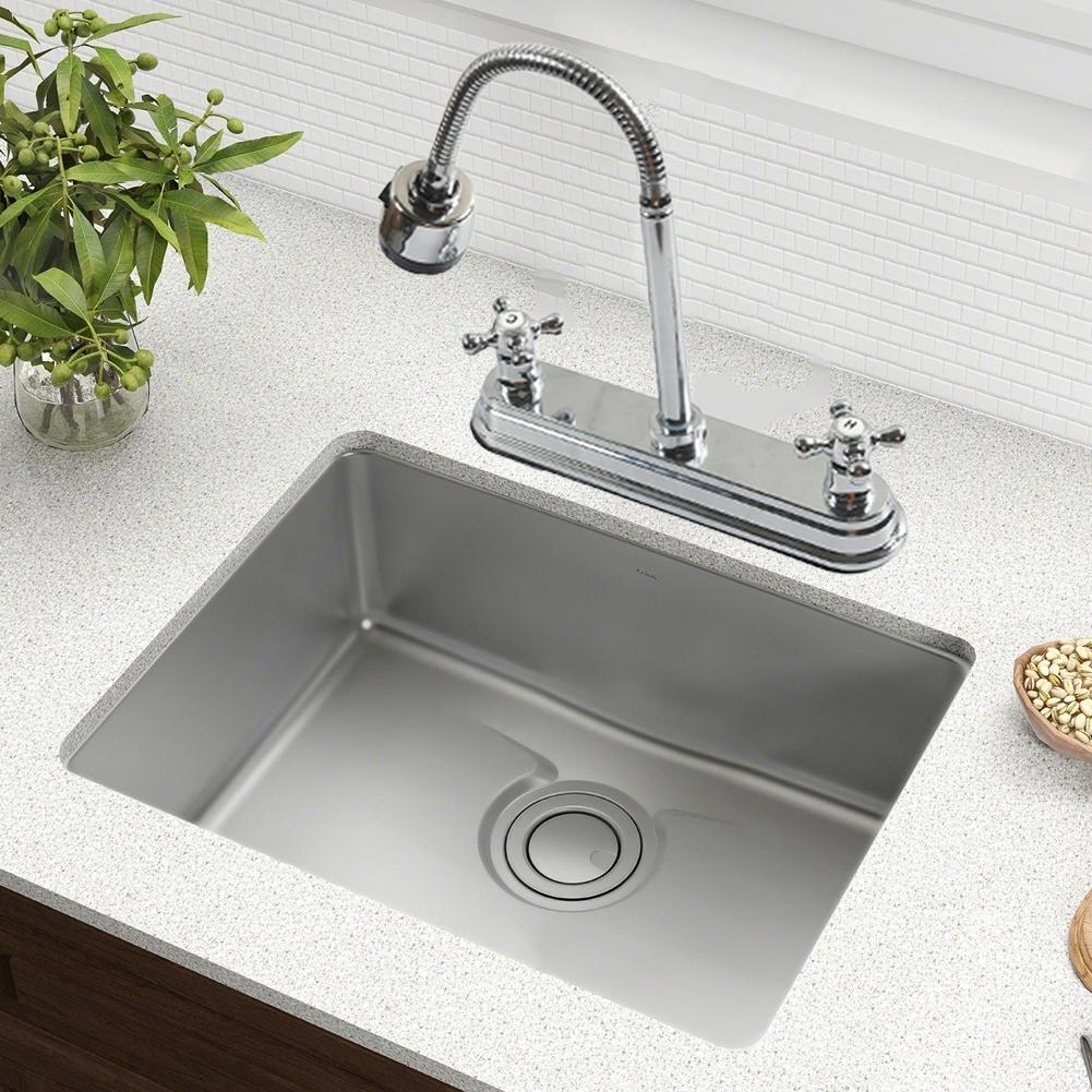 RV Kitchen Sink Faucet Replacement with Flexible Arc 360 Degree Rotatable Sprayer for Camper RV Motorhome Travel Trailer