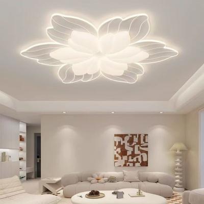Living Room Lamp Modern Simple Atmosphere Master Bedroom Lamp Cream Wind Petal Room Ceiling Lamp