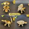 Brass Marble Print Turtle Feng Shui for Home Decoration Or Good Luck to Attract Positive Energy.(4 inch)