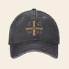 Neue Orthodoxe Christliche Bedruckte Baseballkappe - Vintage Gewaschener Baumwoll-Denim Klappkappe Modisch, Vielseitig Und Bequem
