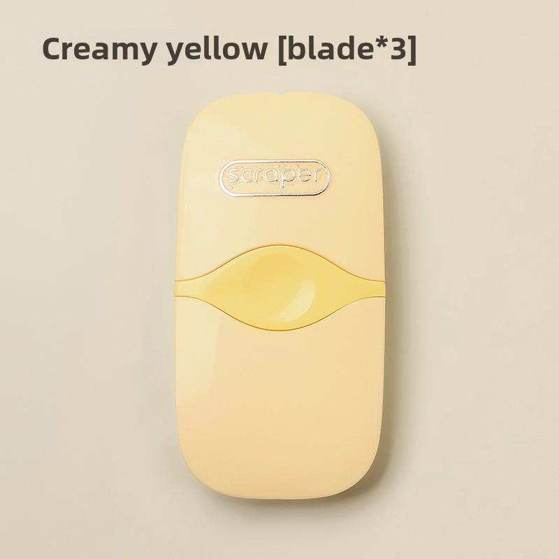 Бытовой многофункциональный скребок для стекла Milk yellow