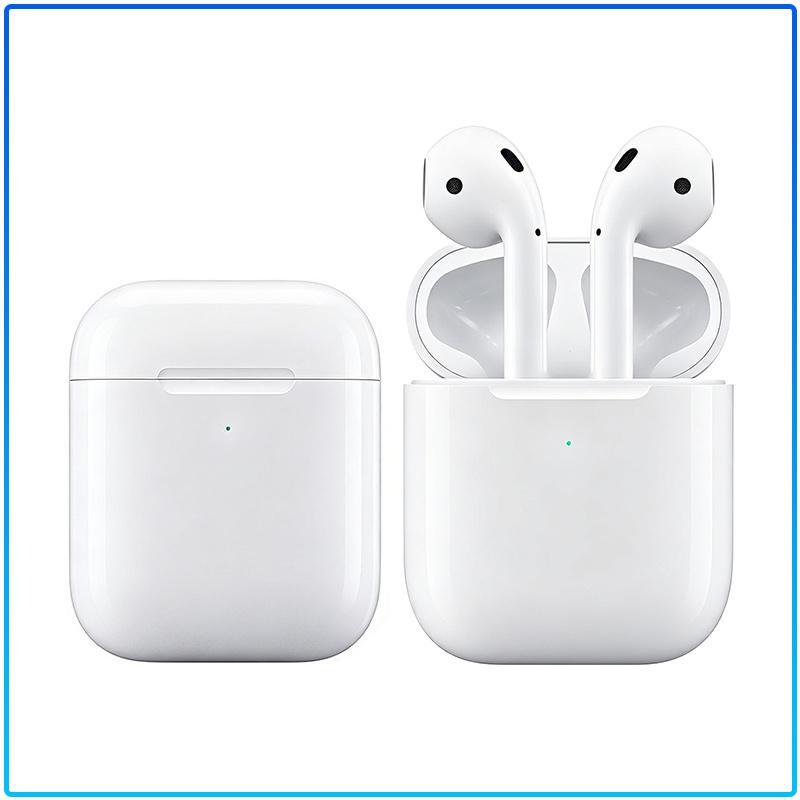 Apple AirPods 2 Bluetooth-Kopfhörer Kabellos Touch-Steuerung Schnellladecase HD-Anrufe Stereo Bluetooth-Ohrhörer Alle Smartphones Universell