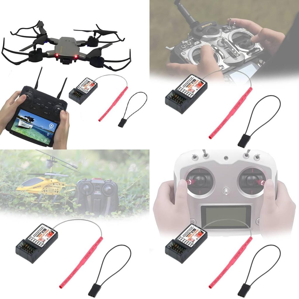 Advanced Flysky Fs-r6b 6-channel 2.4g Receiver For Remote Control Aircraft